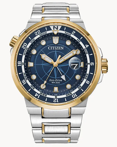 Citizen Endeavor 44mm Eco-Drive Watch. BJ7144-52L