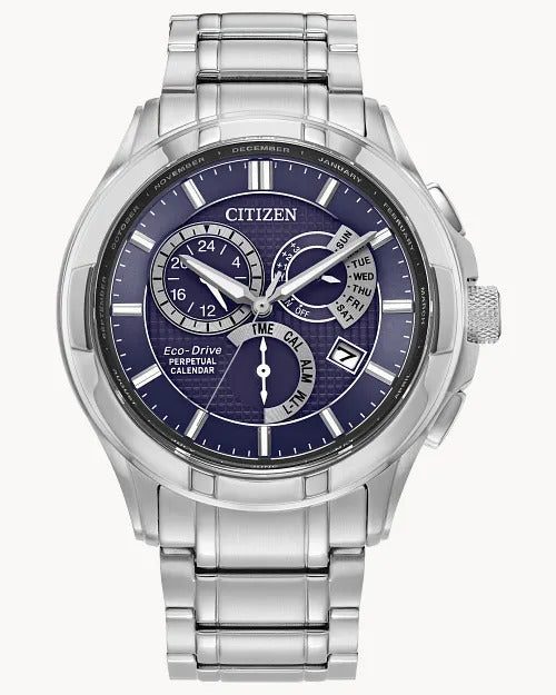 Citizen Calibre 8700 42.5mm Eco-Drive Stainless Steel Watch 