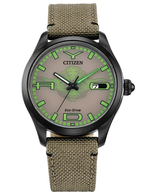 Citizen Yoda 42mm Eco-Drive Stainless Steel Watch 