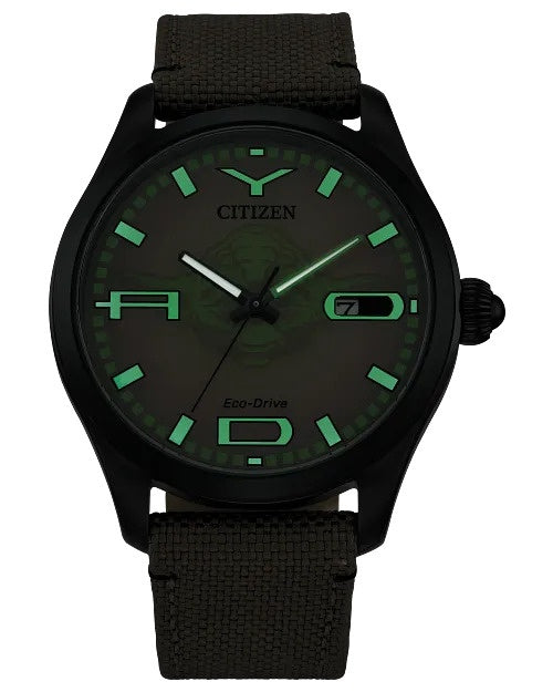 Citizen Yoda 42mm Eco-Drive Stainless Steel Watch 