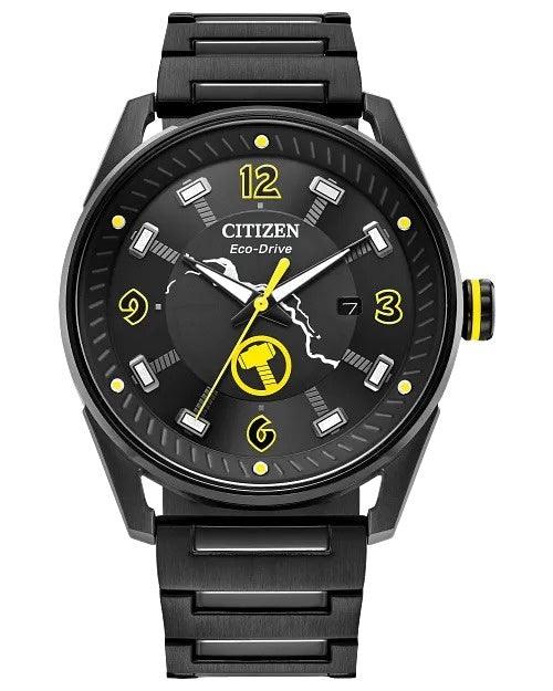 Citizen Thor 42mm Eco-Drive Stainless Steel Watch 