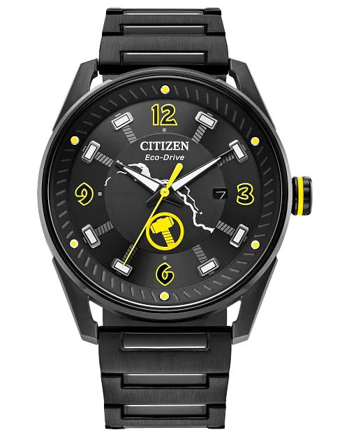 Citizen Thor 42mm Eco-Drive Stainless Steel Watch 