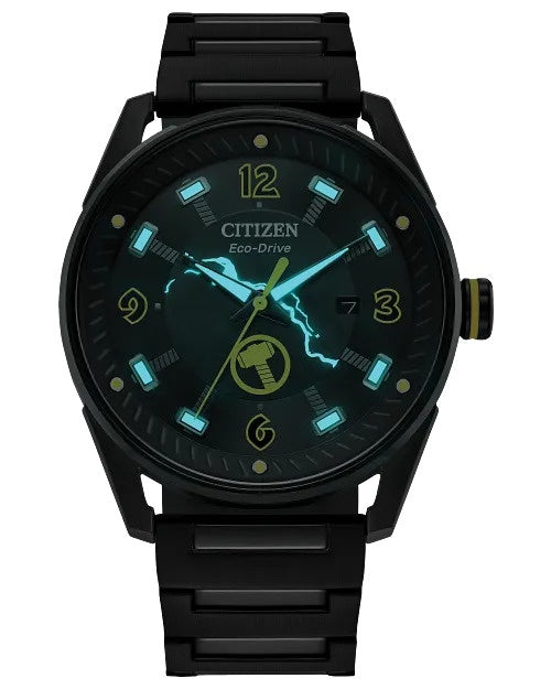 Citizen Thor 42mm Eco-Drive Stainless Steel Watch 