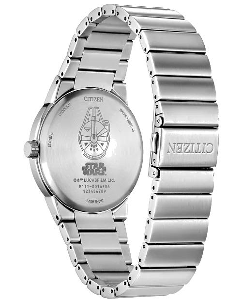 Citizen Millennium Falcon Hyperdrive 40mm Eco-Drive Stainless Steel Watch BM7581-59W
