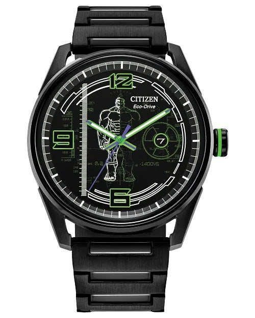 Citizen Hulk 42mm Eco-Drive Stainless Steel Watch BM7675-57W