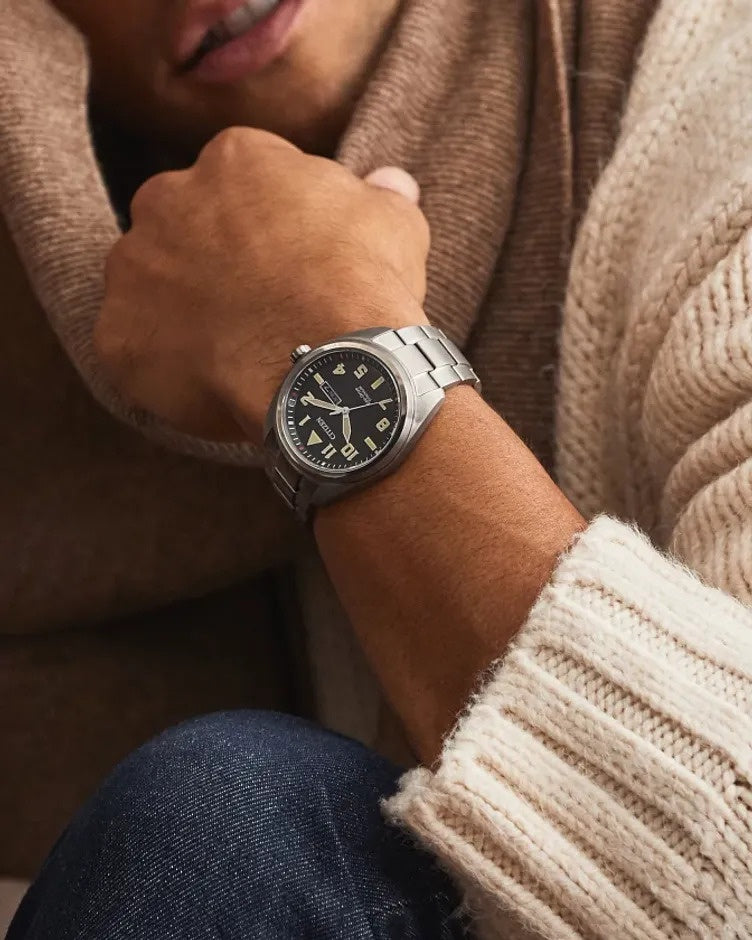Citizen Garrison Super Titanium 42MM Eco-Drive Watch. BM8560-53E