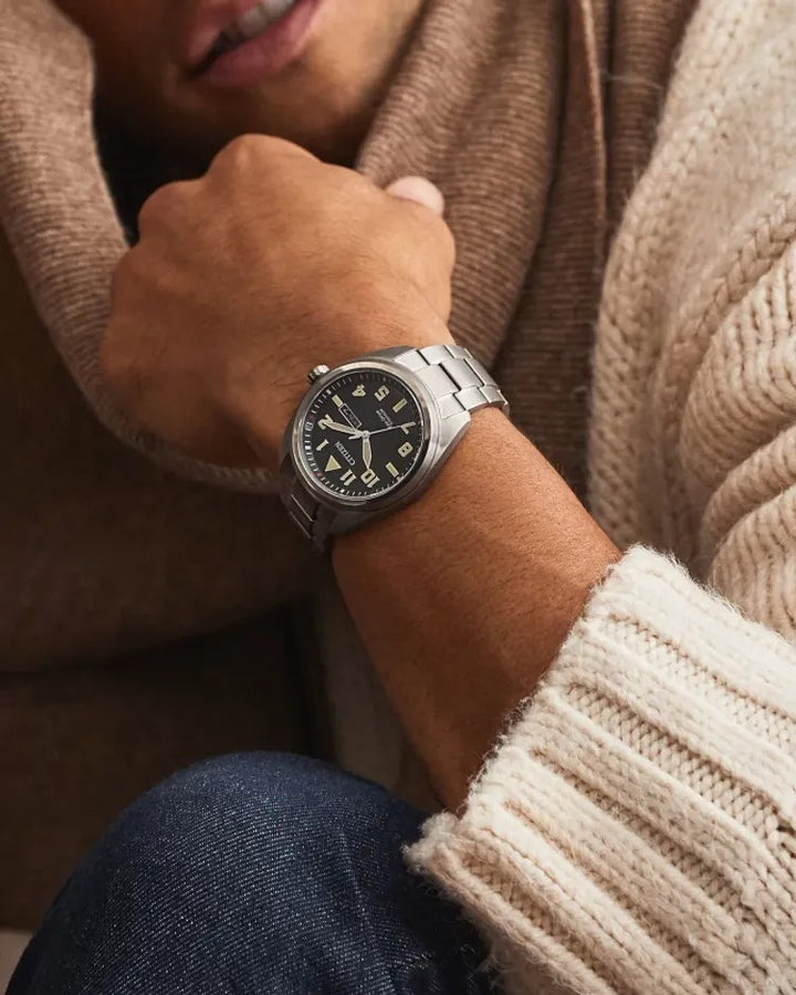 Citizen Garrison Super Titanium 42MM Eco-Drive Watch. BM8560-53E