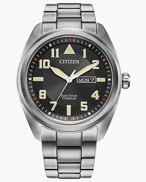 Citizen Garrison Super Titanium 42MM Eco-Drive Watch. BM8560-53E