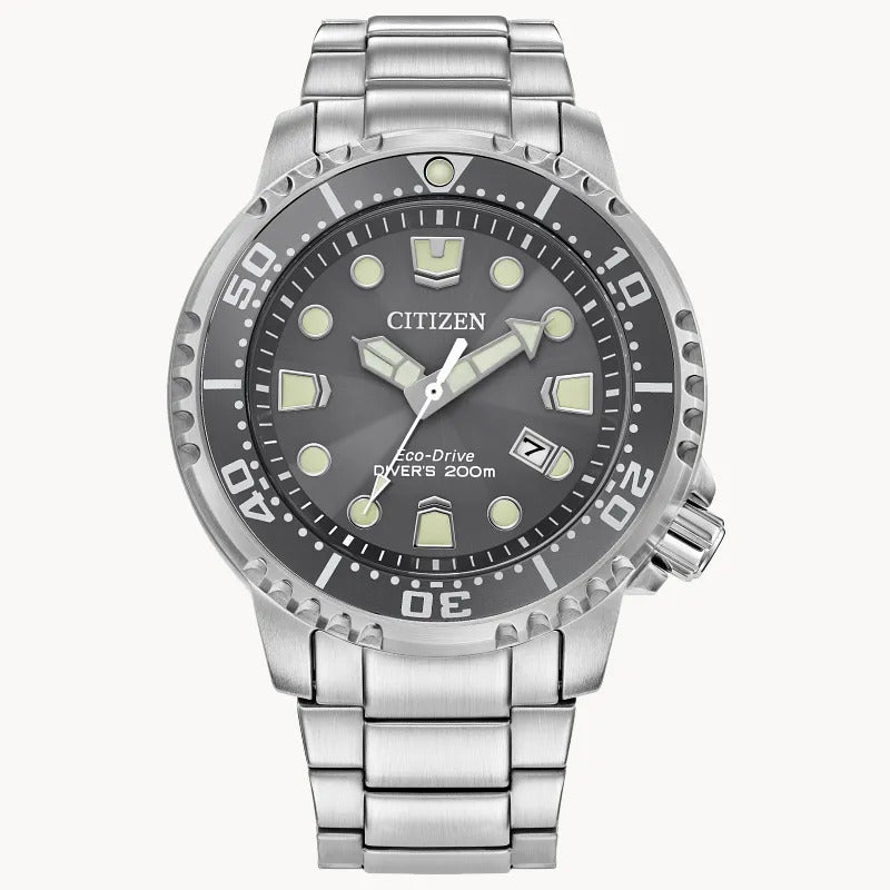 Citizen Promaster Dive 44mm Eco-Drive Stainless Steel Watch 