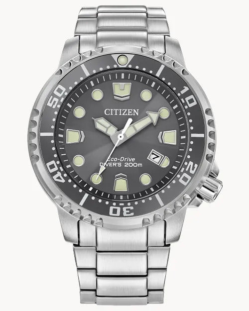 Citizen Promaster Dive 44mm Eco-Drive Stainless Steel Watch 