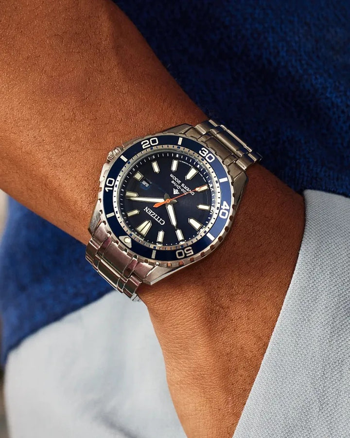 Citizen Promaster Diver 45MM Eco-Drive Watch. BN0191-55L