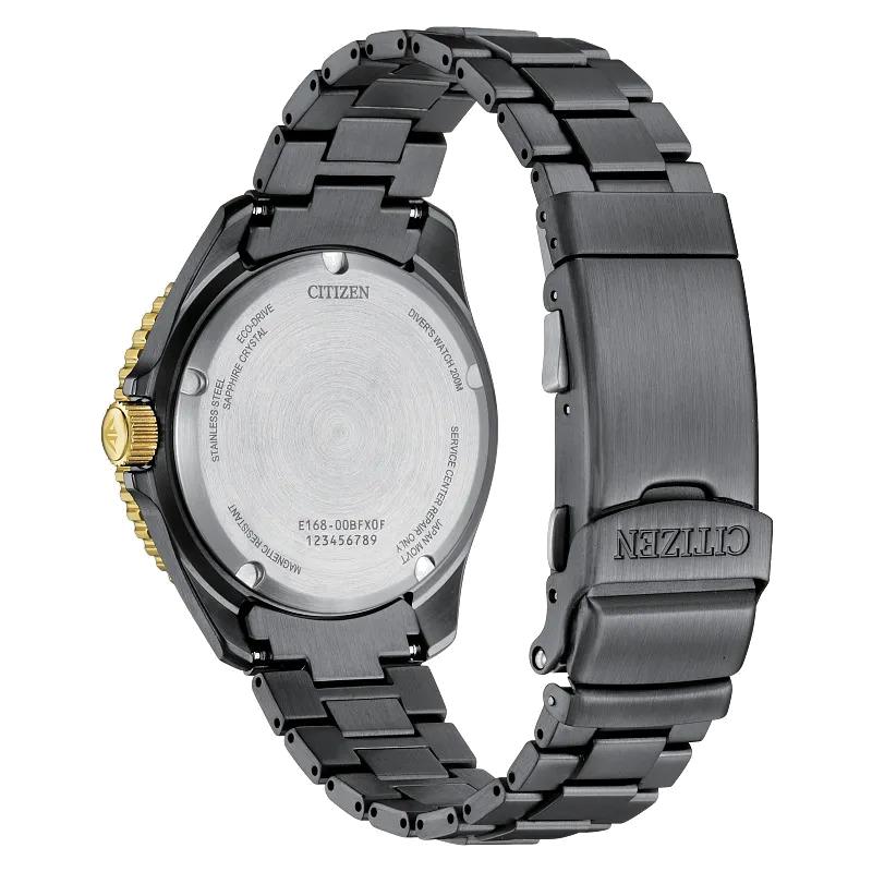 Citizen Promaster Dive Light In Black 40.6mm Eco-Drive Stainless Steel