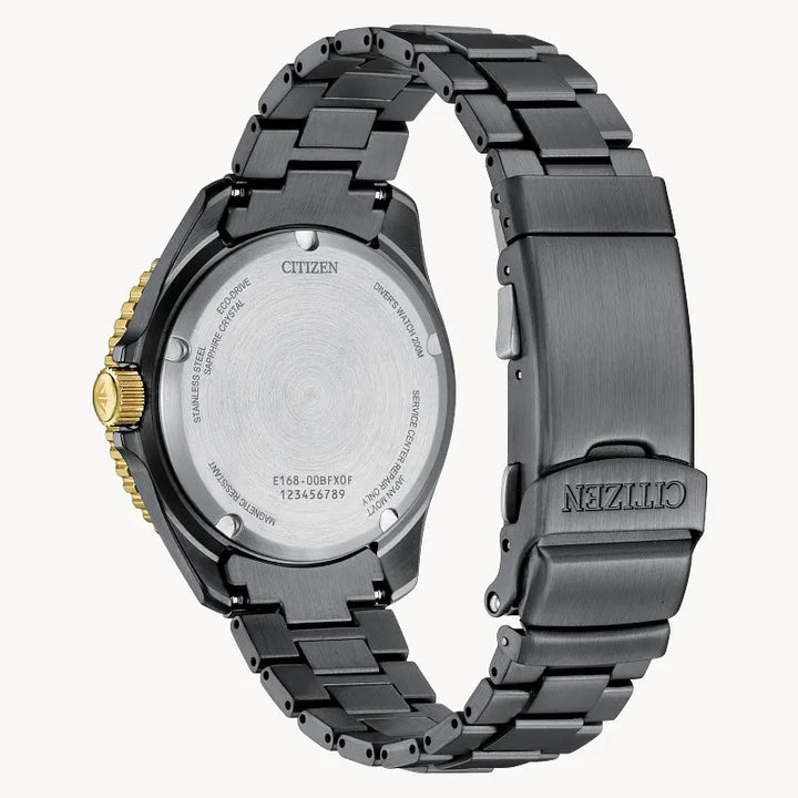 Citizen Promaster Dive Light In Black 40.6mm Eco-Drive Stainless Steel