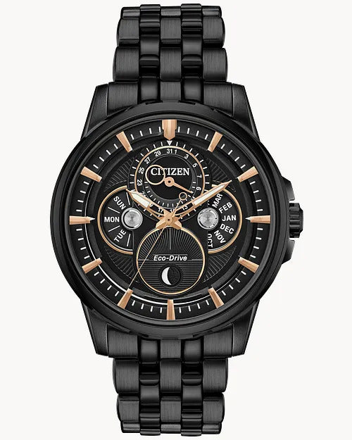 Citizen Calendrier 44MM Eco-Drive Watch. BU0057-54E