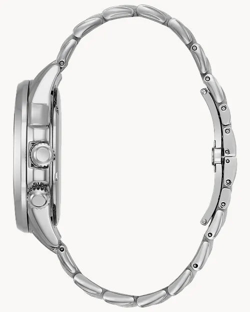 Citizen Calendrier 44mm Eco-Drive Stainless Steel Watch 