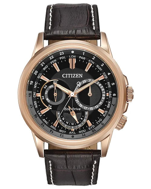 Citizen Calendrier 44mm Eco-Drive Stainless Steel Watch 