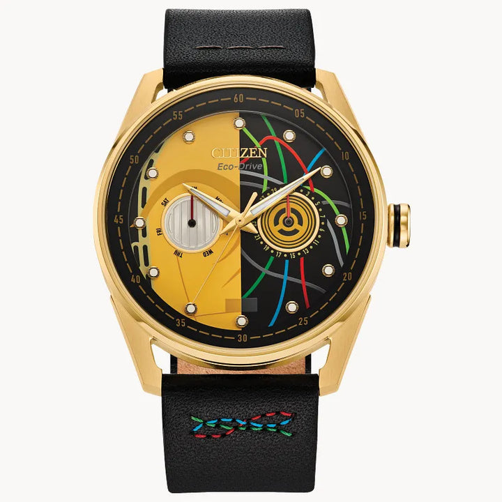 Citizen C-3Po 42mm Eco-Drive Stainless Steel Watch 