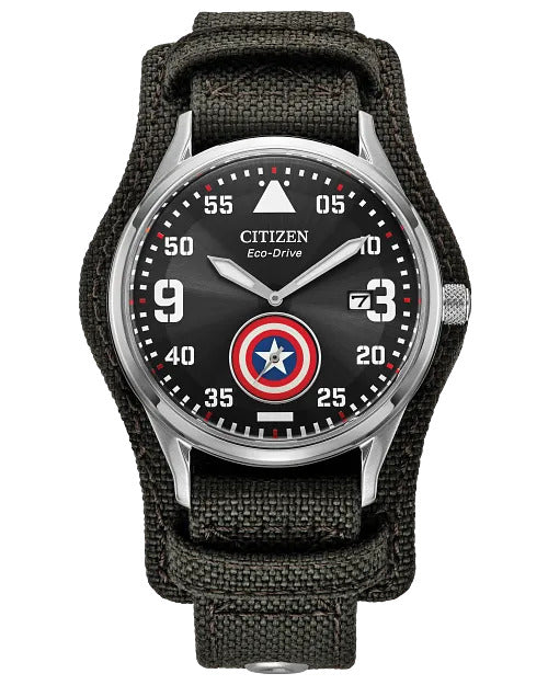 Citizen Captain America Forever 40mm Eco-Drive Stainless Steel Watch 