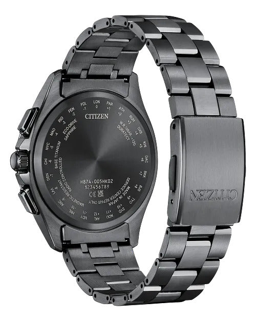 Citizen Attesa 41.5mm Eco-Drive Super Titanium Watch 