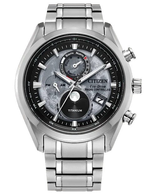 Citizen Tsuki-yomi A-T Moonphase 43mm Eco-Drive Watch 