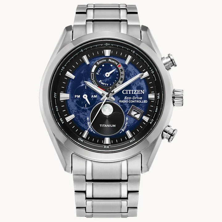 Citizen Tsuki-yomi A-T Moonphase 43mm Eco-Drive Watch 