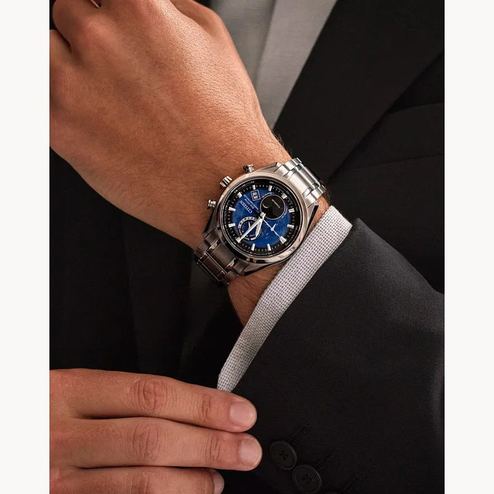 Citizen Tsuki-yomi A-T Moonphase 43mm Eco-Drive Watch 