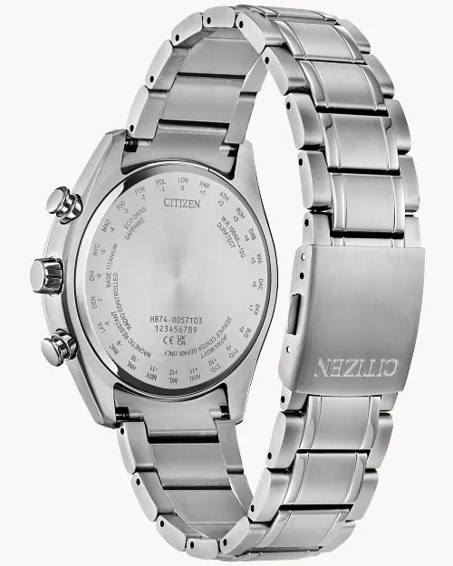 Citizen Tsuki-Yomi A-T 43mm Eco-Drive Super Titanium Watch 