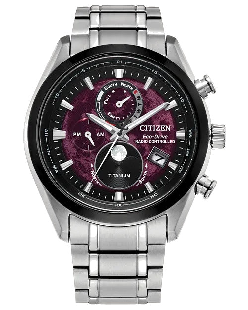 Citizen Tsuki-yomi A-T 43mm Eco-Drive Watch 