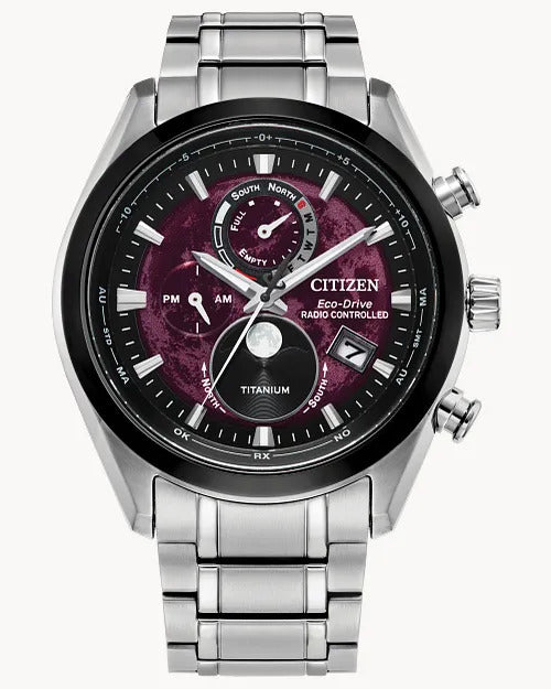 Citizen Tsuki-yomi A-T 43mm Eco-Drive Watch 