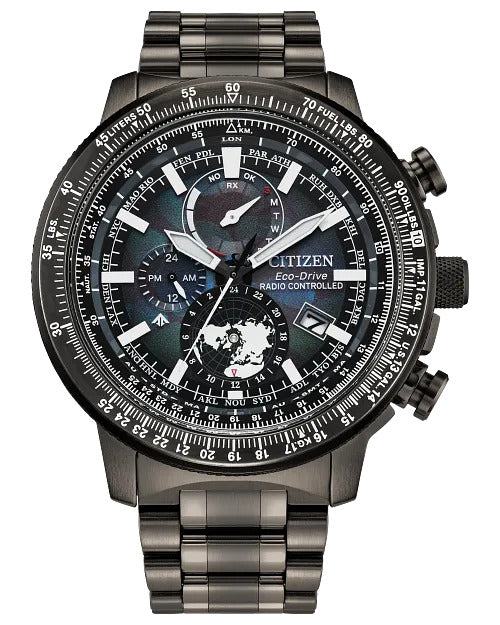 Citizen Promaster Geo Trekker 46mm Eco-Drive Stainless Steel Watch 