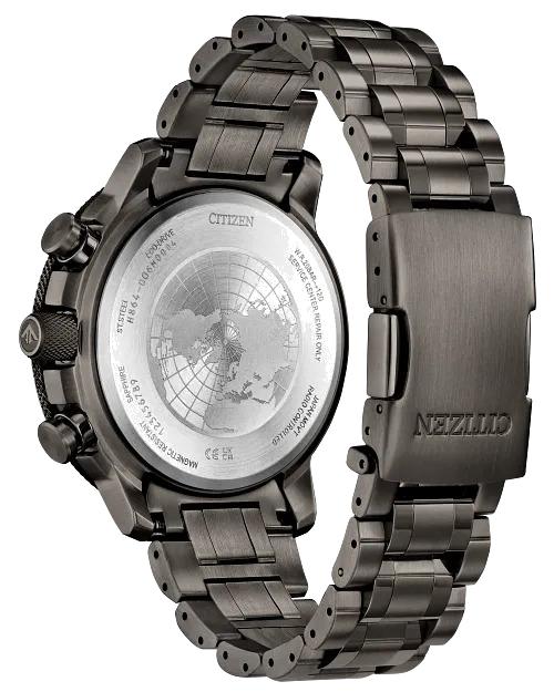 Citizen Promaster Geo Trekker 46mm Eco-Drive Stainless Steel Watch 