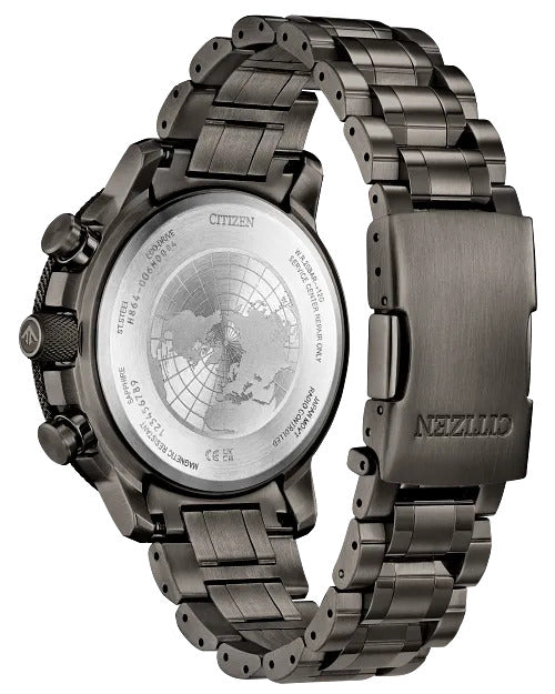 Citizen Promaster Geo Trekker 46mm Eco-Drive Stainless Steel Watch 