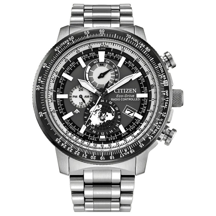 Citizen Promaster Geo Trekker 46mm Chronograph Eco-Drive Watch 