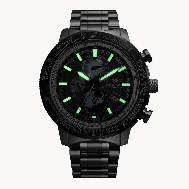 Citizen Promaster Geo Trekker 46mm Chronograph Eco-Drive Watch 