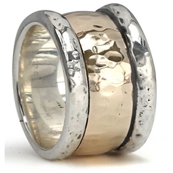 Silver Gate Balance Meditation Ring - Size 8