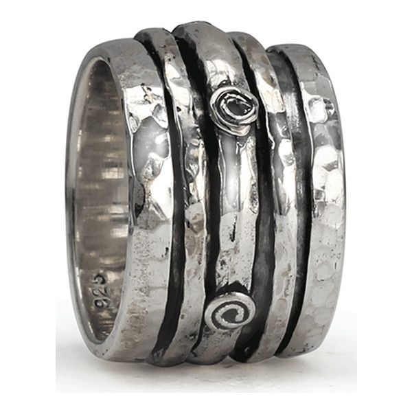 Silver Gate Believe Meditation Ring - Size 8