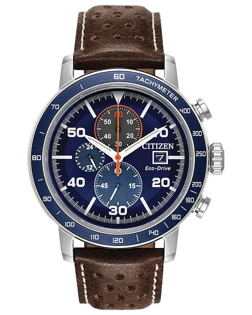 Citizen Brycen 44mm Eco-Drive Stainless Steel Watch 