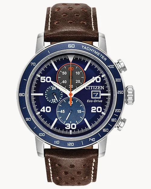 Citizen Brycen 44mm Eco-Drive Stainless Steel Watch 