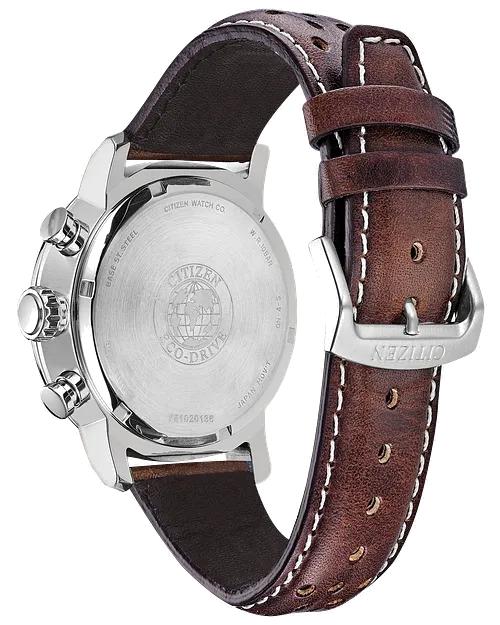 Citizen Brycen 44mm Eco-Drive Stainless Steel Watch 
