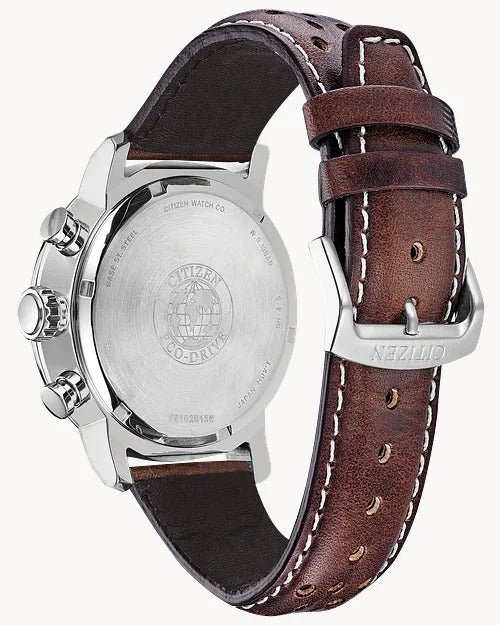 Citizen Brycen 44mm Eco-Drive Stainless Steel Watch 