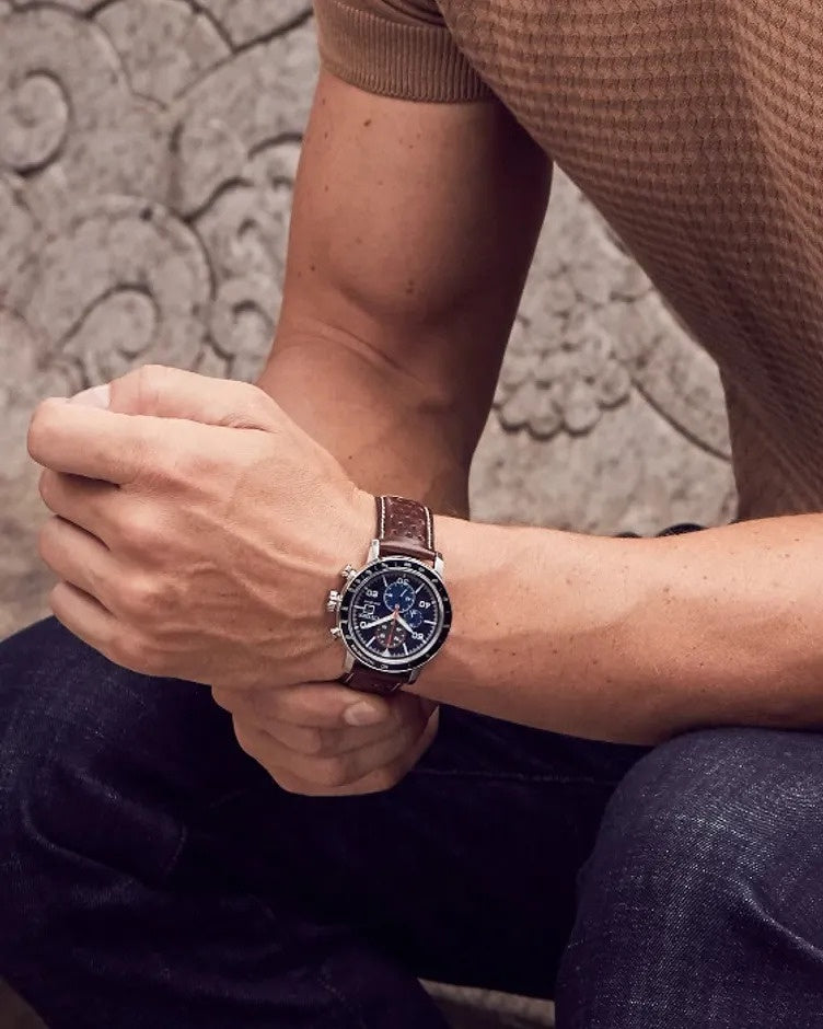 Citizen Brycen 44mm Eco-Drive Stainless Steel Watch 