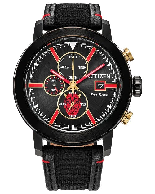 Citizen Darth Maul 44mm Eco-Drive Stainless Steel Watch CA0766-02W