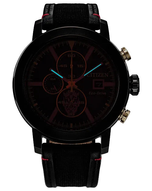 Citizen Darth Maul 44mm Eco-Drive Stainless Steel Watch 