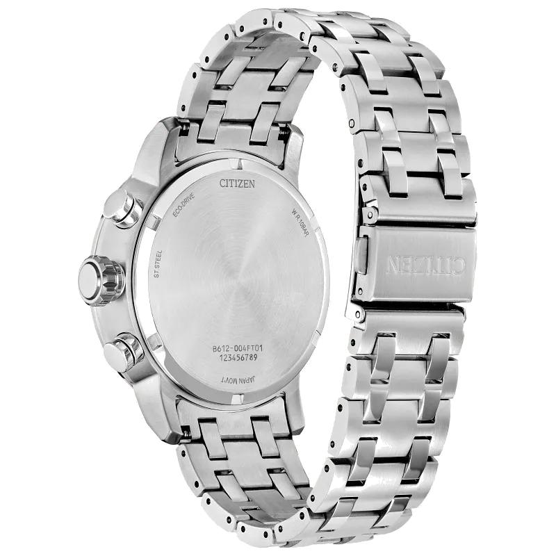 Citizen Brycen 44mm Eco-Drive Stainless Steel Watch 