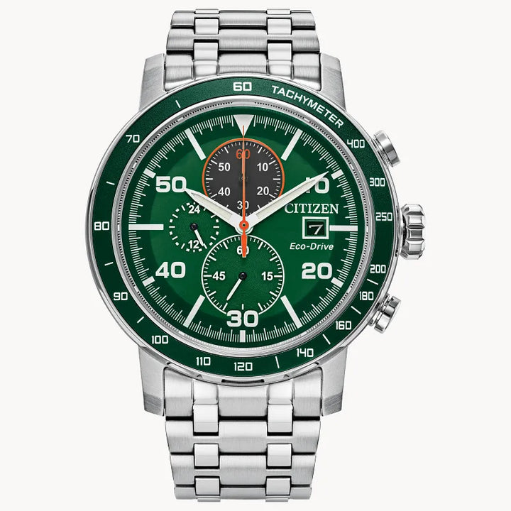 Citizen Brycen 44mm Eco-Drive Chronograph Watch. CA0851-56X.
