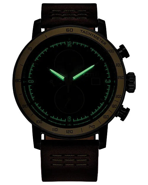 Citizen Mandalorian 44mm Eco-Drive Stainless Steel Watch 