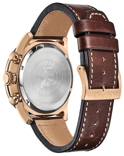 Citizen Avion 45mm Eco-Drive Stainless Steel Watch 