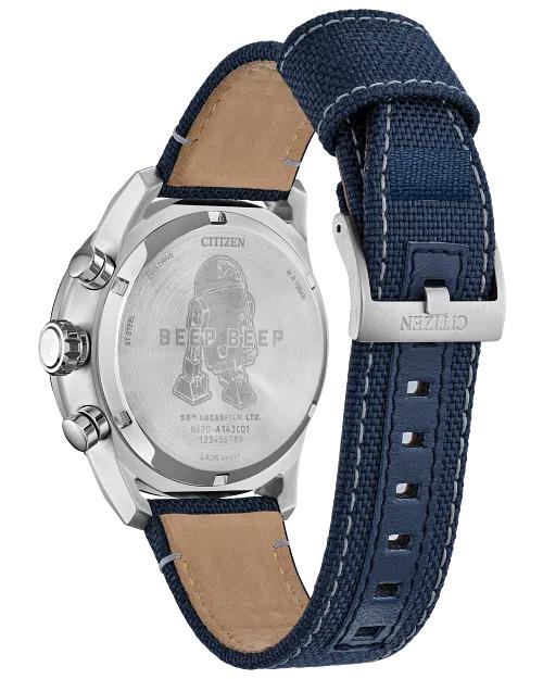 Citizen R2 - D2 45mm Eco-Drive Stainless Steel Watch CA4219-03W