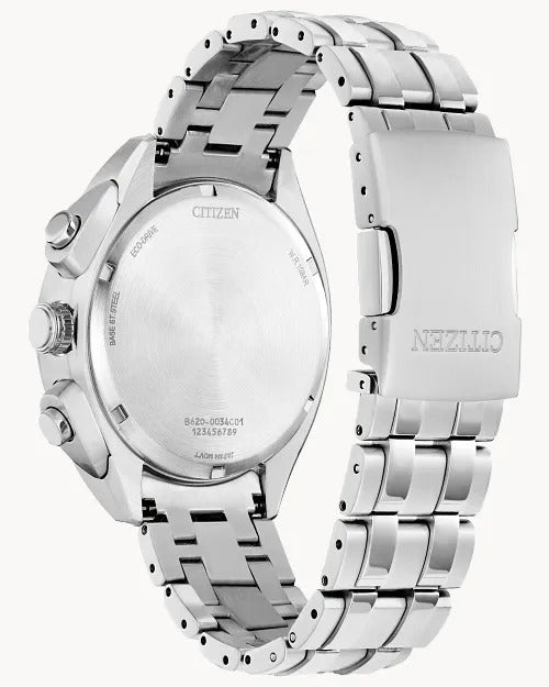 Citizen Carson 43mm Chronograph Eco-Drive Watch. CA4540-54E