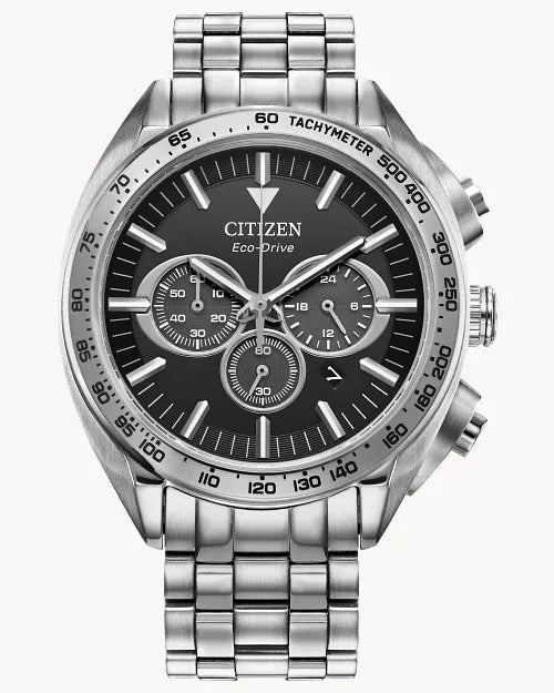 Citizen Carson 43mm Chronograph Eco-Drive Watch. CA4540-54E